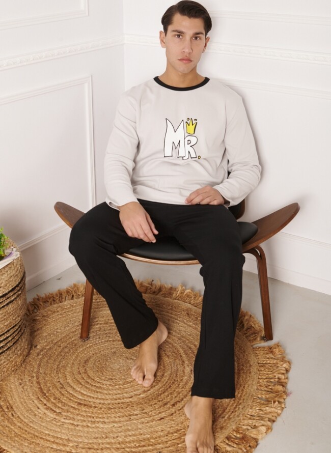 Мъжка пижама с корона Mr.