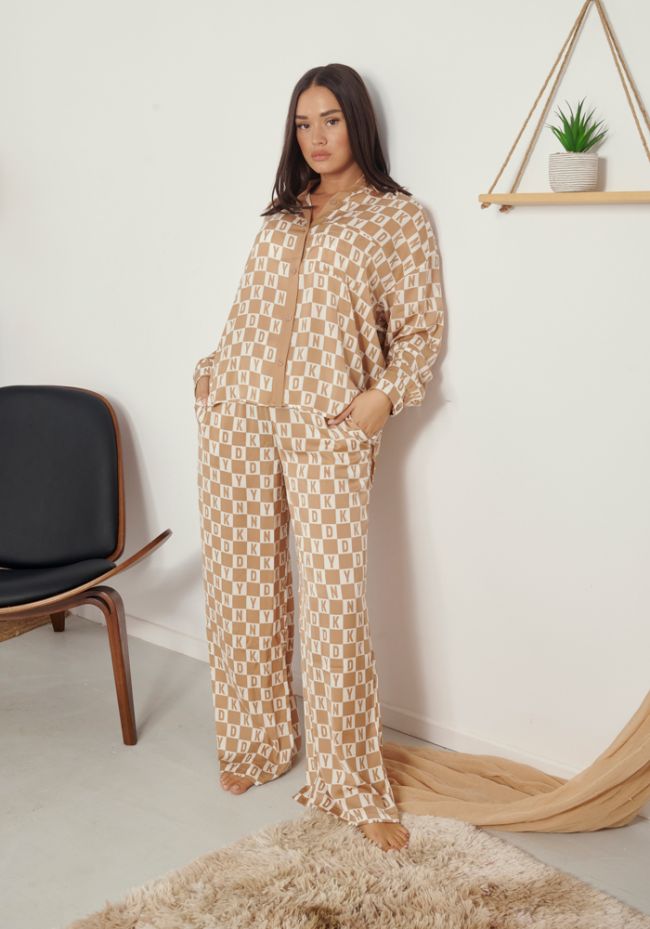 DKNY пижама дамски сатен